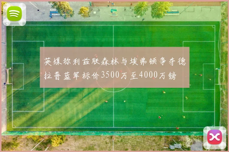 英媒称利兹联森林与埃弗顿争夺德拉普蓝军标价3500万至4000万镑