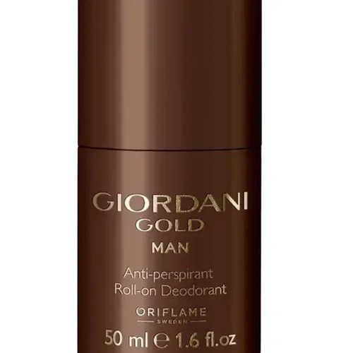 مام دئودورانت ضد تعریق مردانه جوردانی گلدمن اوریفلیم Oriflame GIORDANI MAN Giordani Gold Man Anti-perspirant Roll-On Deodorant کد محصول 32176